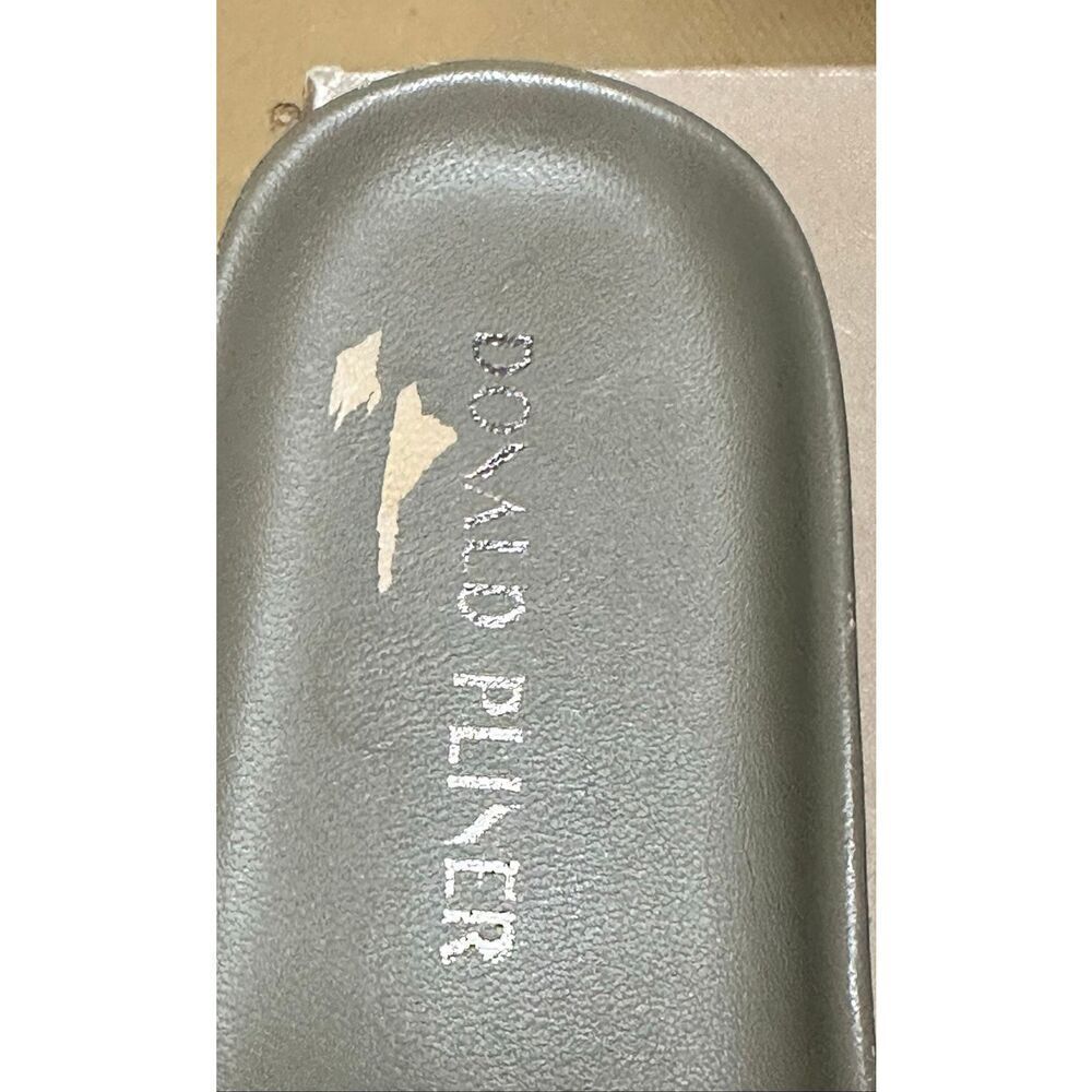 Donald J Pliner Brocade Slide Sandal in Pewter NWB Size 9 - Picture 6 of 7